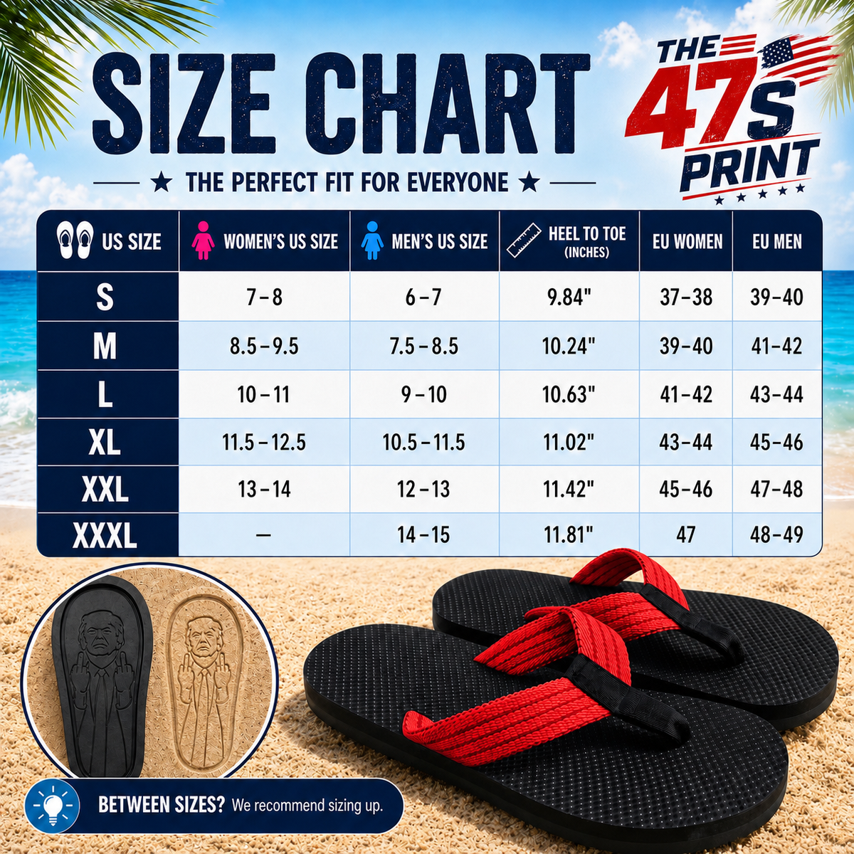 47s Print Flip-Flops
